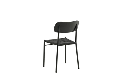 Polly Spisebordsstol 2-stk Sort
