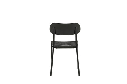 Polly Spisebordsstol 2-stk Sort