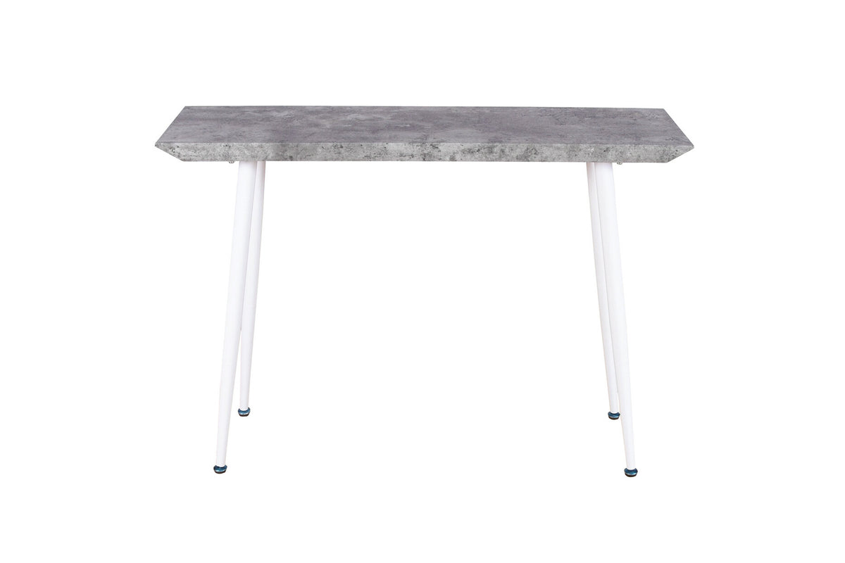 Edge sidebord - 110 × 30 cm - grå, hvid - billede 1