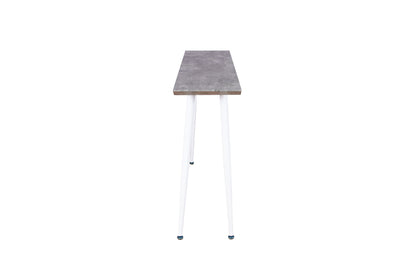 Edge sidebord - 110 × 30 cm - grå, hvid - billede 2