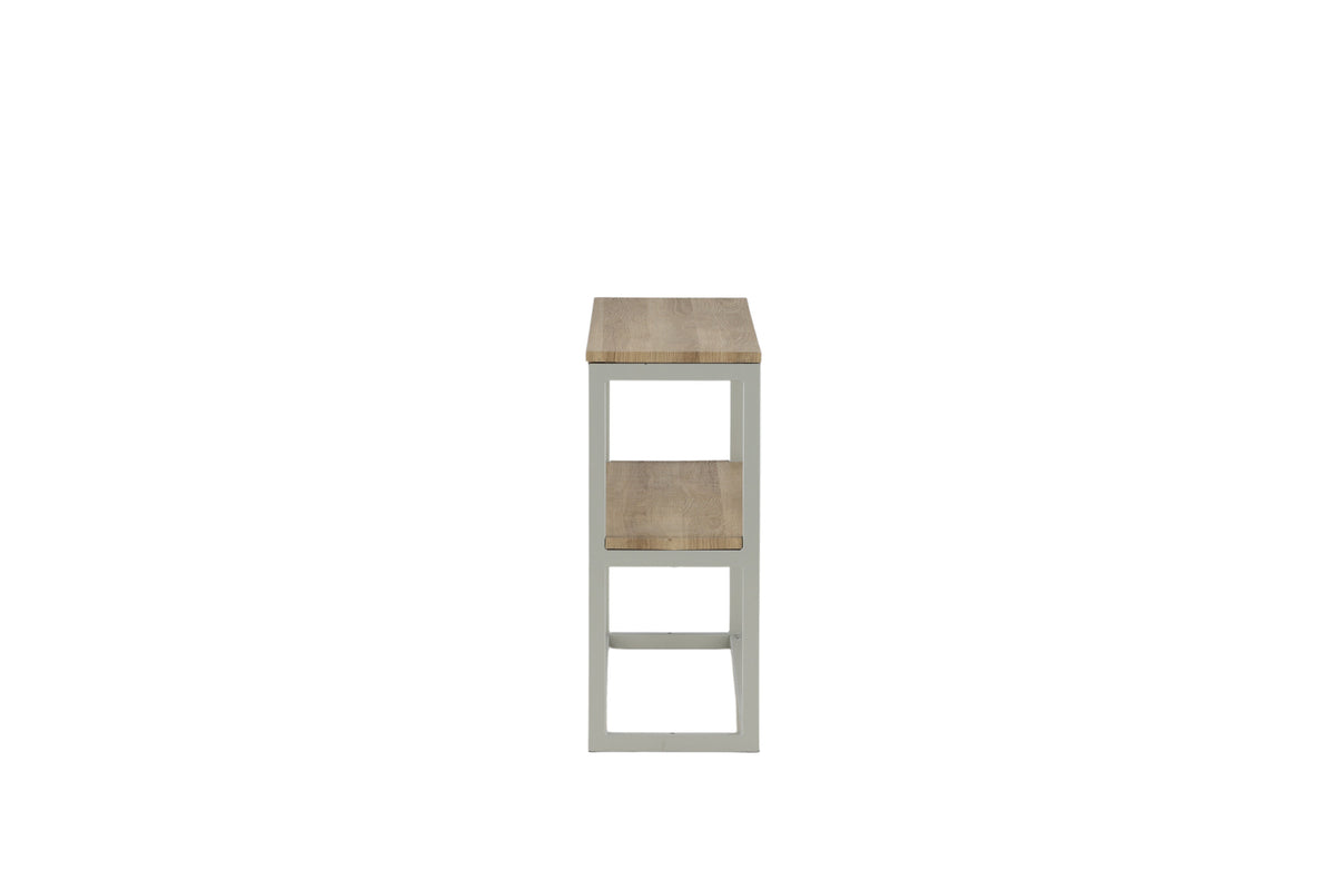 Rise sidebord - 110 × 30 cm - grå, natur - billede 10