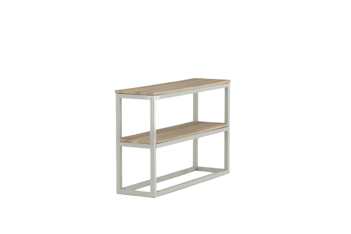 Rise sidebord - 110 × 30 cm - grå, natur - billede 11