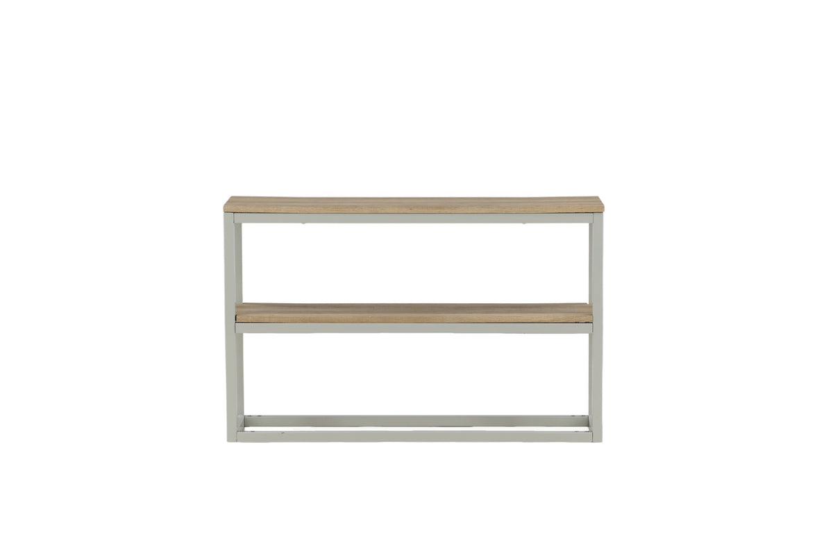 Rise sidebord - 110 × 30 cm - grå, natur - billede 1