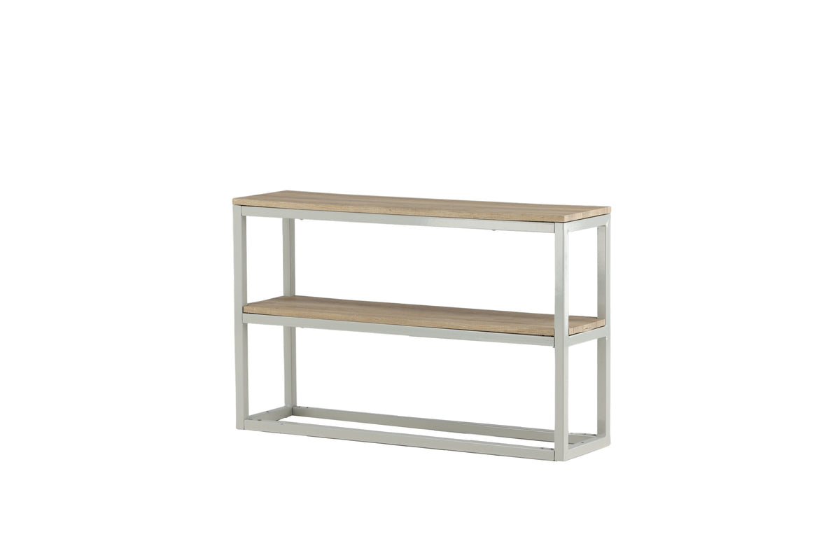 Rise sidebord - 110 × 30 cm - grå, natur - billede 2