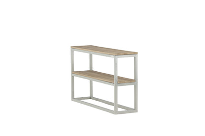 Rise sidebord - 110 × 30 cm - grå, natur - billede 3