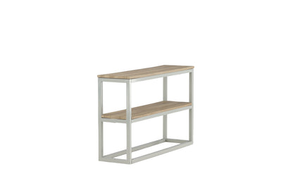 Rise sidebord - 110 × 30 cm - grå, natur - billede 5