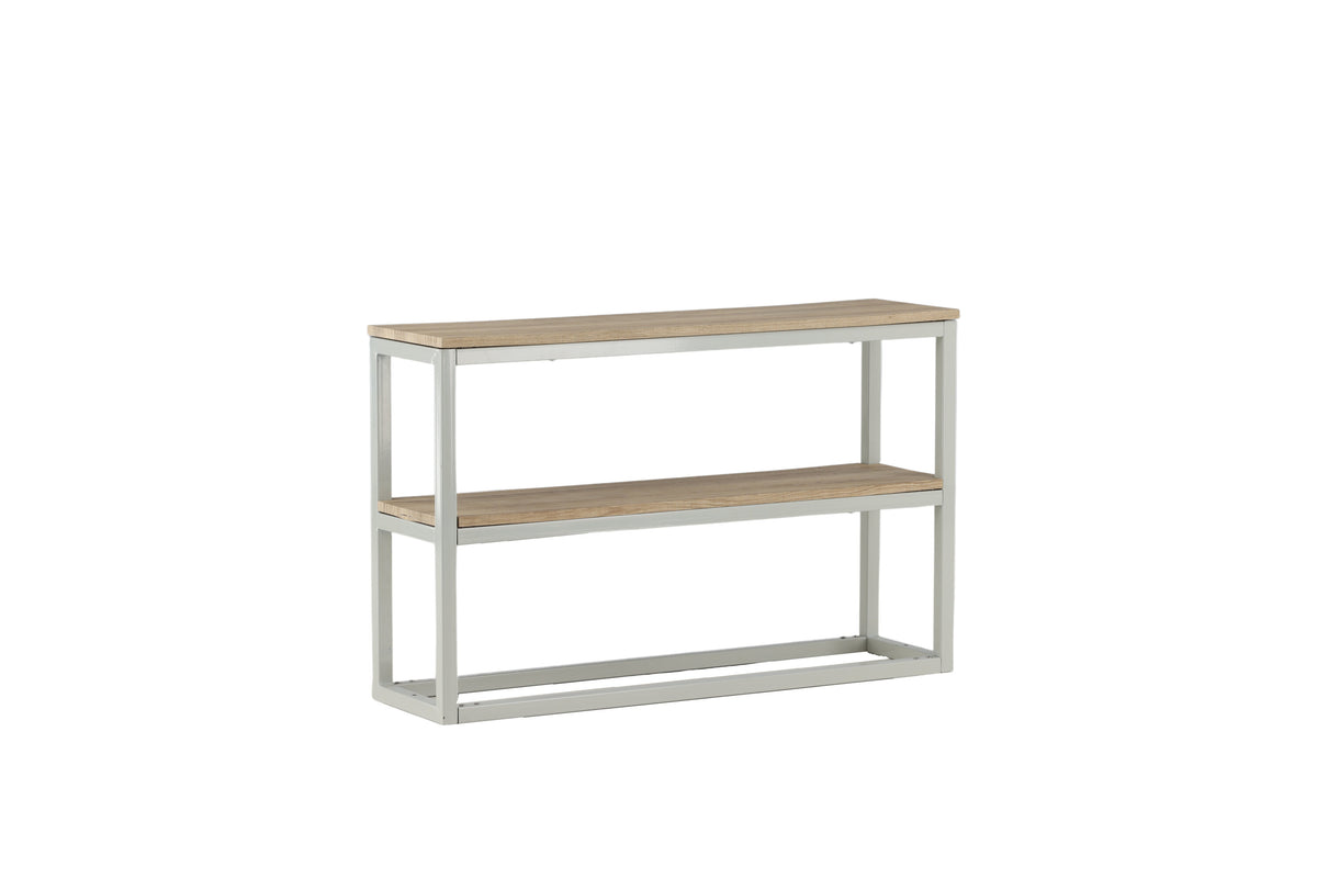 Rise sidebord - 110 × 30 cm - grå, natur - billede 6