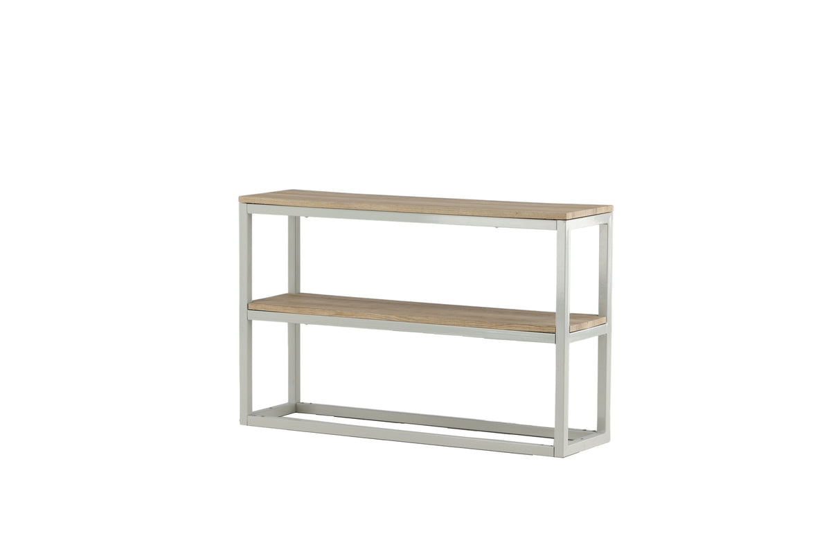 Rise sidebord - 110 × 30 cm - grå, natur - billede 8