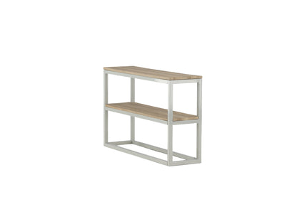 Rise sidebord - 110 × 30 cm - grå, natur - billede 9