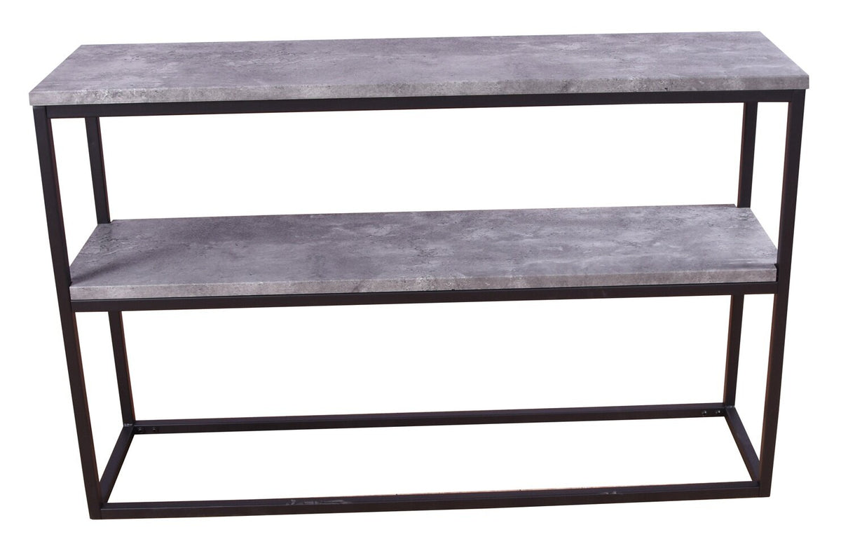Rise sidebord - 110 × 30 cm - sort, grå - billede 1