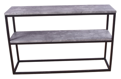 Rise sidebord - 110 × 30 cm - sort, grå - billede 1