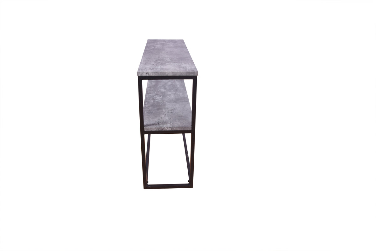 Rise sidebord - 110 × 30 cm - sort, grå - billede 2
