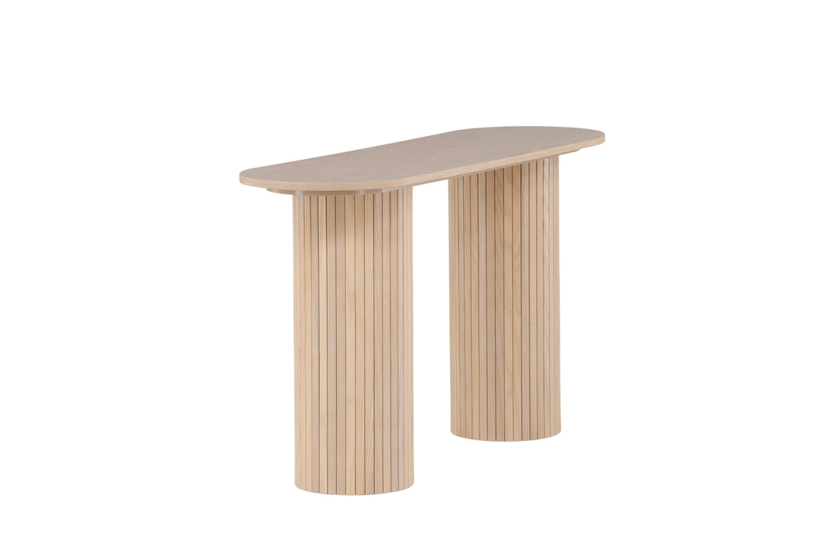 Bianca sidebord - 130 × 40 cm - hvidpigmenteret - billede 11