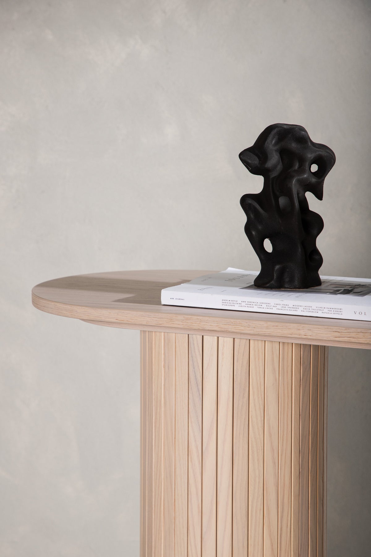 Bianca sidebord - 130 × 40 cm - hvidpigmenteret - billede 18