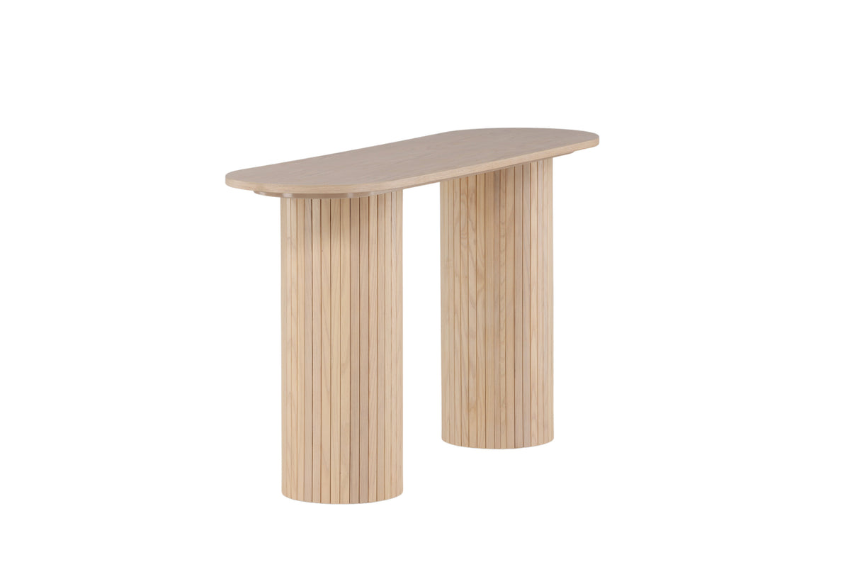 Bianca sidebord - 130 × 40 cm - hvidpigmenteret - billede 5