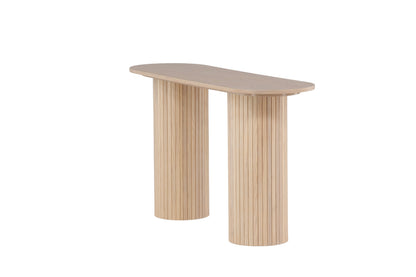 Bianca sidebord - 130 × 40 cm - hvidpigmenteret - billede 9
