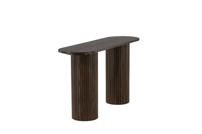 Bianca sidebord - 130 × 40 cm - mokka - billede 11