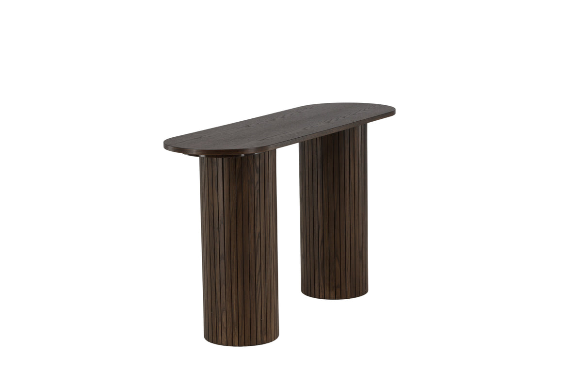 Bianca sidebord - 130 × 40 cm - mokka - billede 5