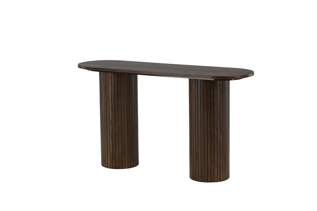 Bianca sidebord - 130 × 40 cm - mokka - billede 8