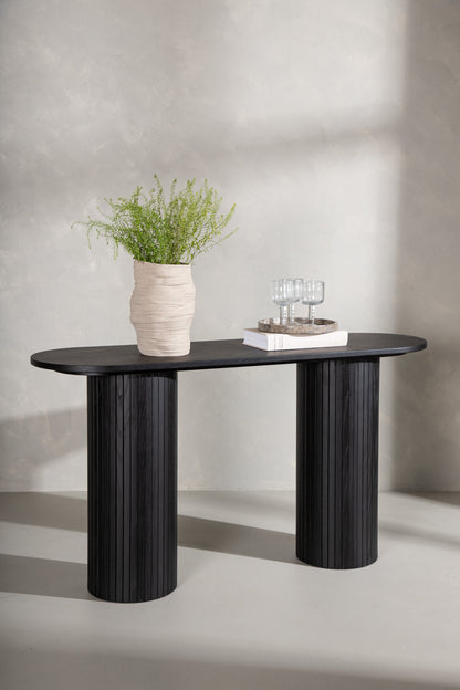 Bianca sidebord - 130 × 40 cm - sort - billede 17