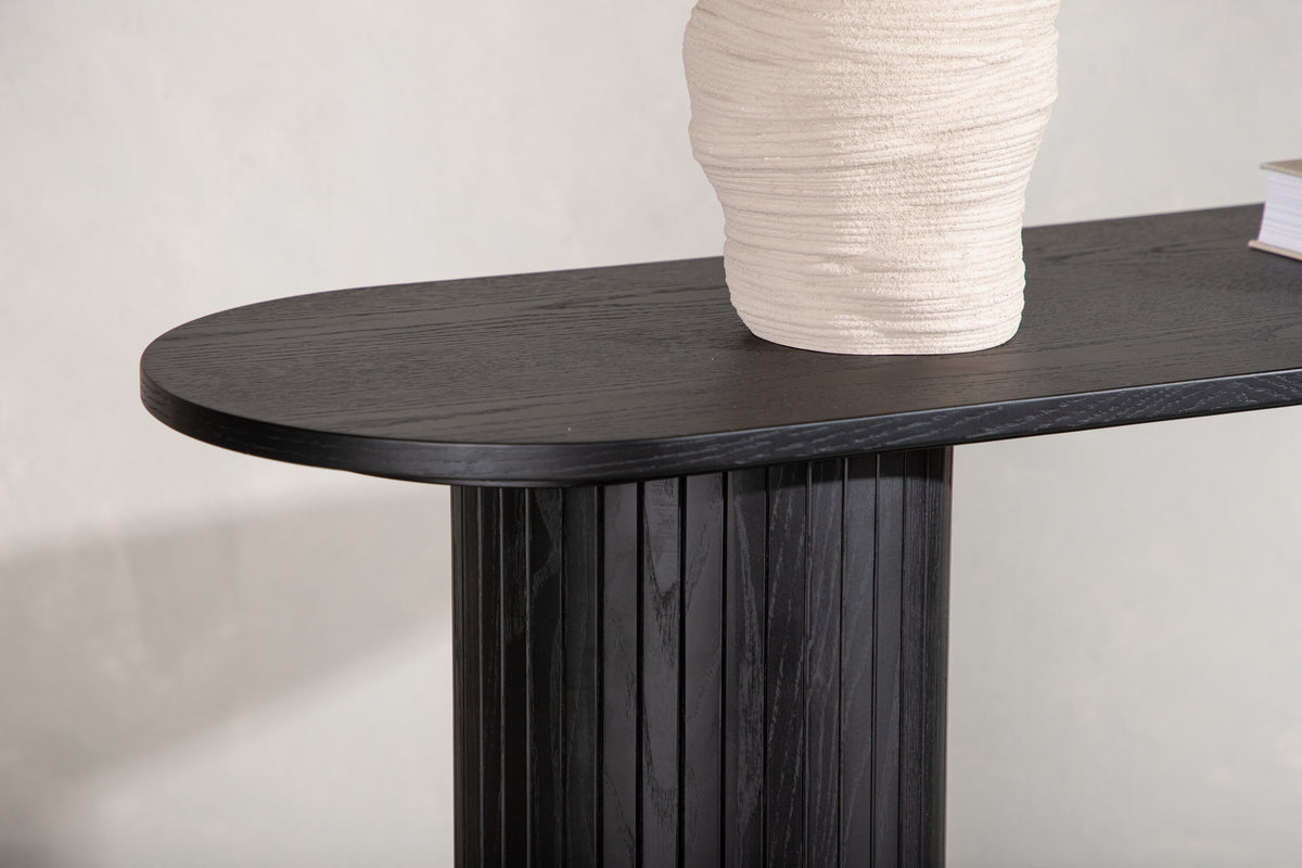 Bianca sidebord - 130 × 40 cm - sort - billede 15