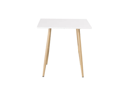 Polar spisebord - 75 × 75 cm - natur, hvid - billede 1