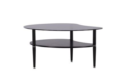 Egg sofabord - 101 × 80 cm - sort, grå - billede 3