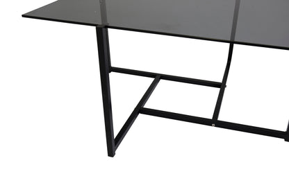 Hybrid sofabord - 80 × 80 cm - sort, grå - billede 2