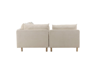Zero 3-personers sofa - beige - billede 10