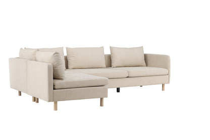 Zero 3-personers sofa - beige - billede 12