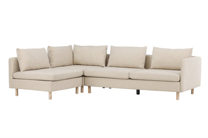 Zero 3-personers sofa - beige - billede 2