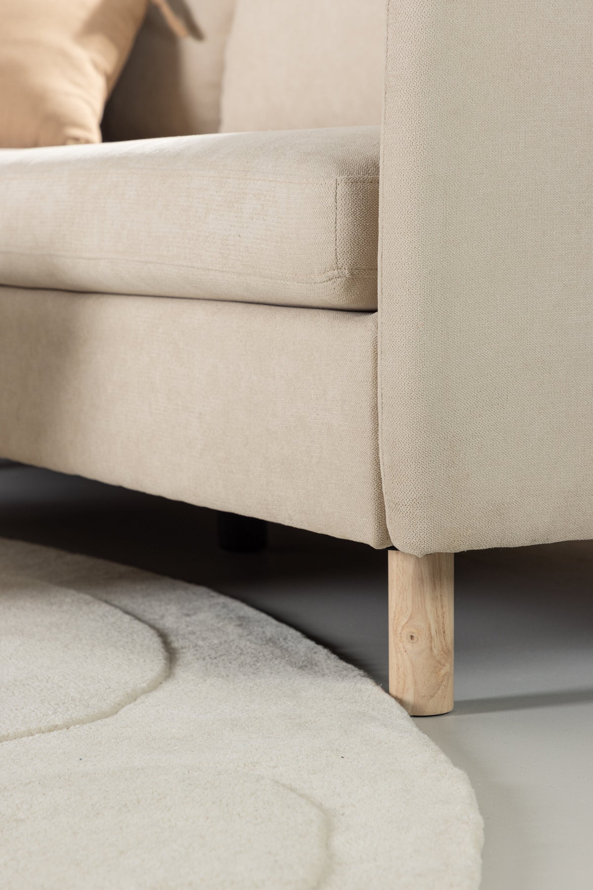 Zero 3-personers sofa - beige - billede 21