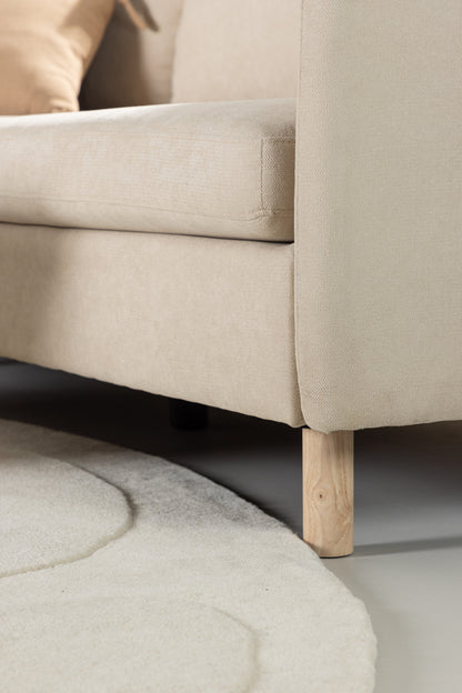 Zero 3-personers sofa - beige - billede 21