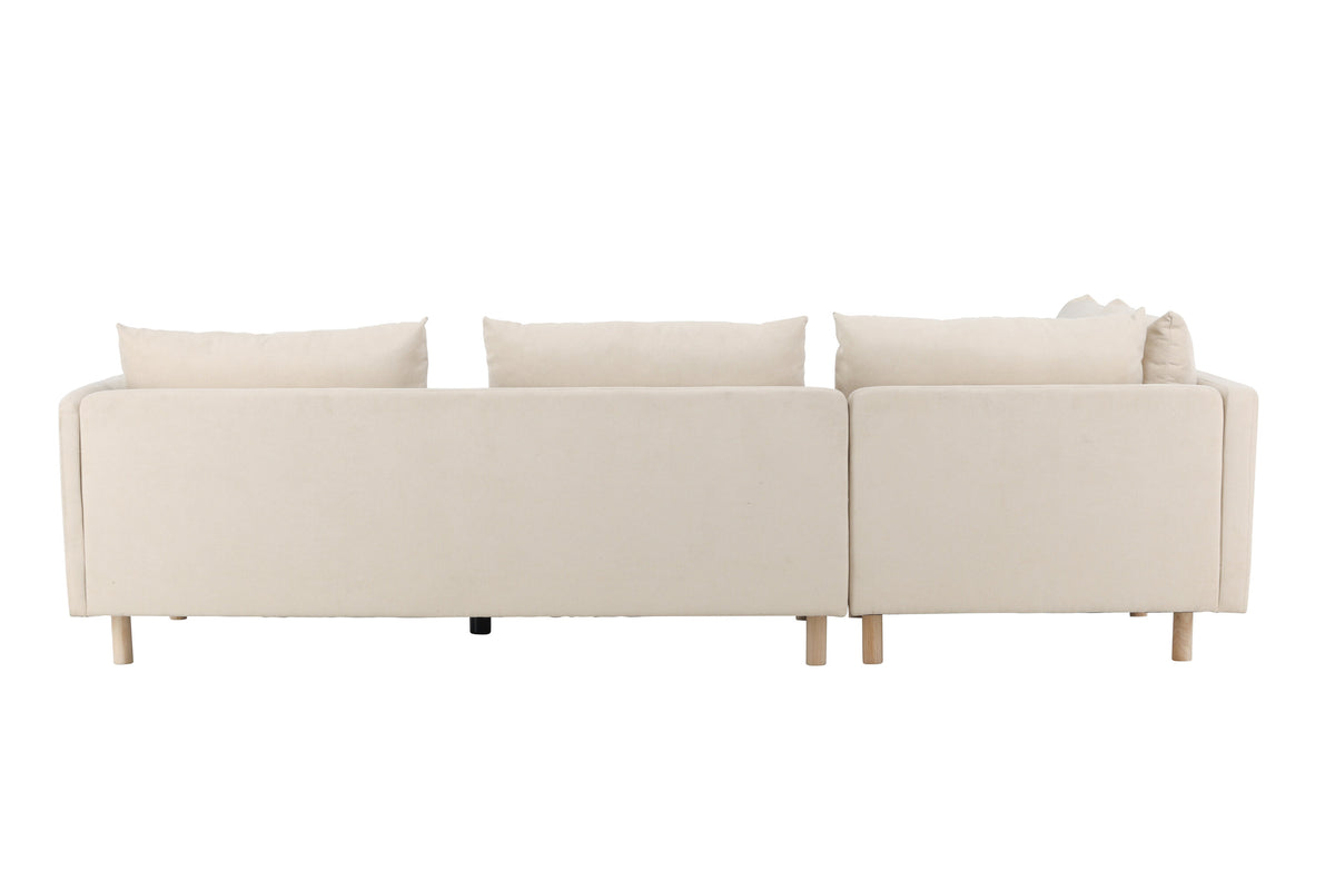 Zero 3-personers sofa - beige - billede 7