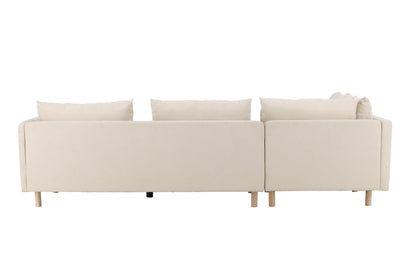 Zero 3-personers sofa - beige - billede 7