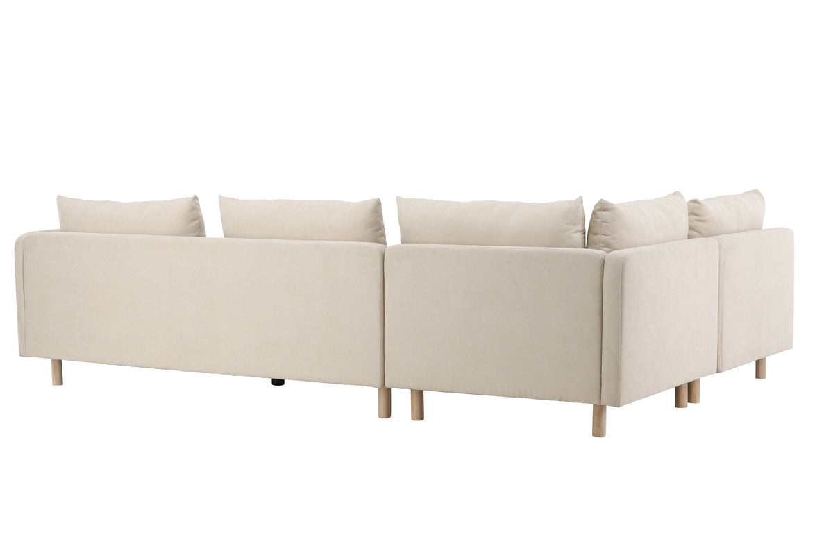 Zero 3-personers sofa - beige - billede 8