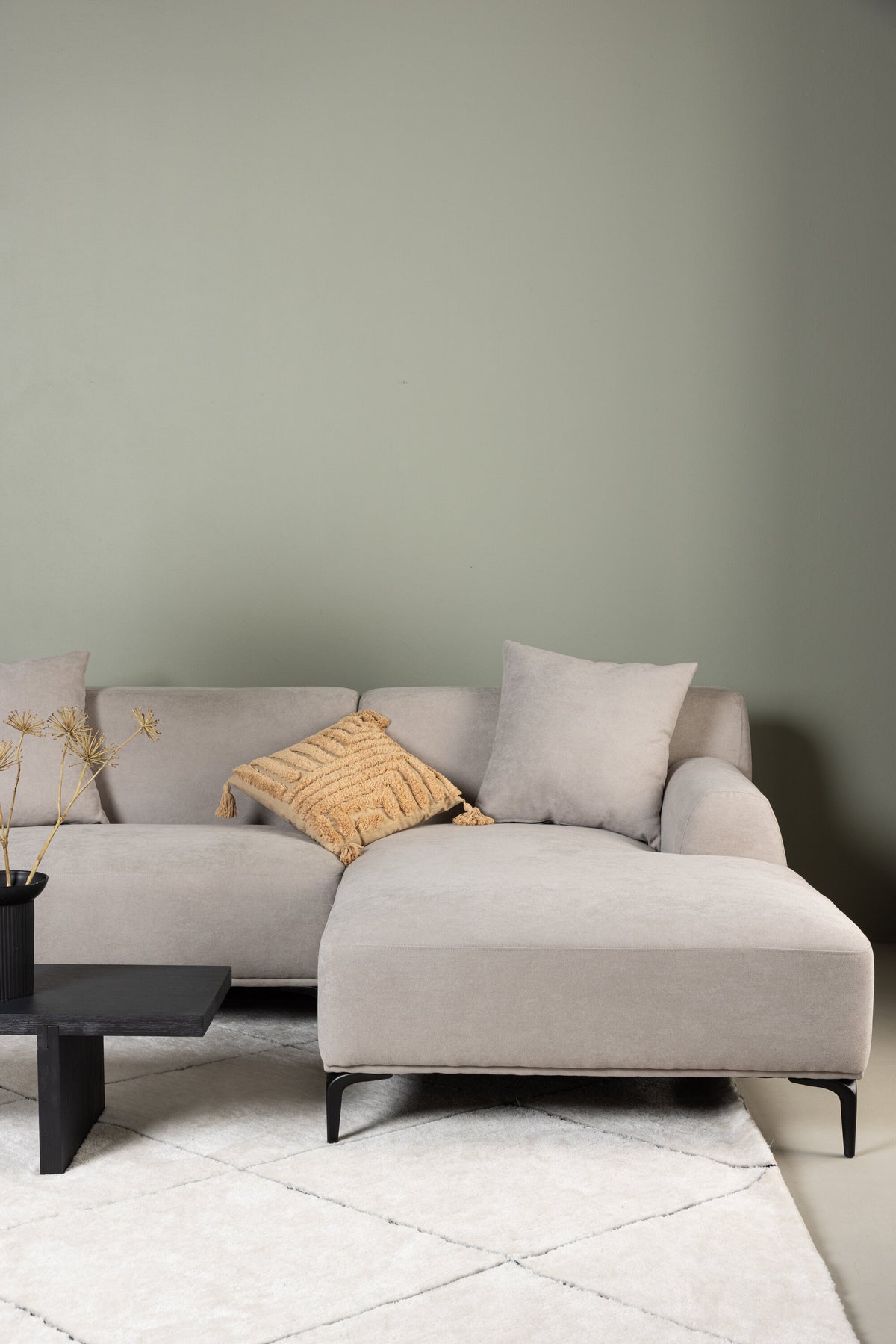 Viskan 3-personers sofa - sort, lysegrå - billede 23