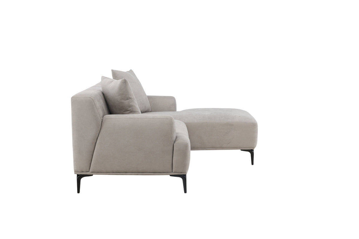 Viskan 3-personers sofa - sort, lysegrå - billede 10