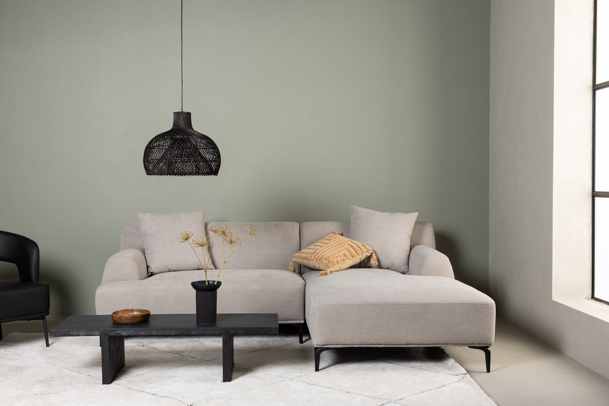 Viskan 3-personers sofa - sort, lysegrå - billede 17