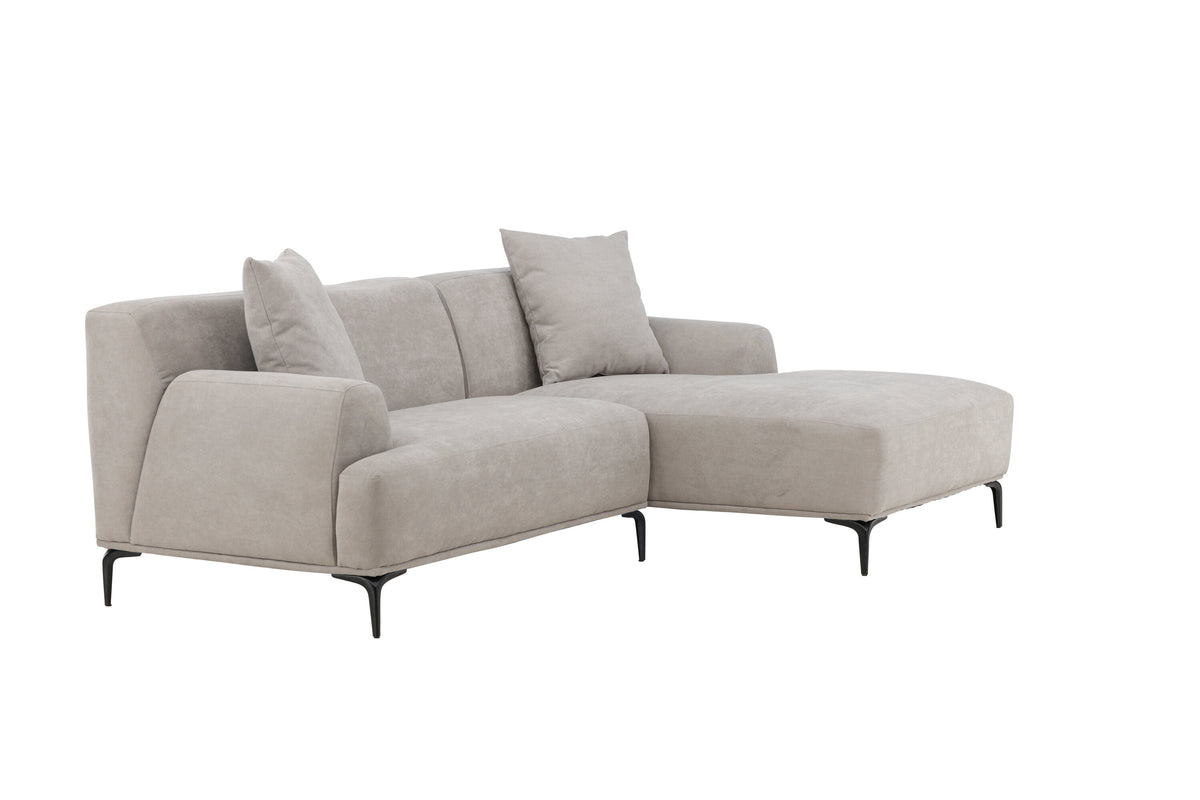 Viskan 3-personers sofa - sort, lysegrå - billede 11