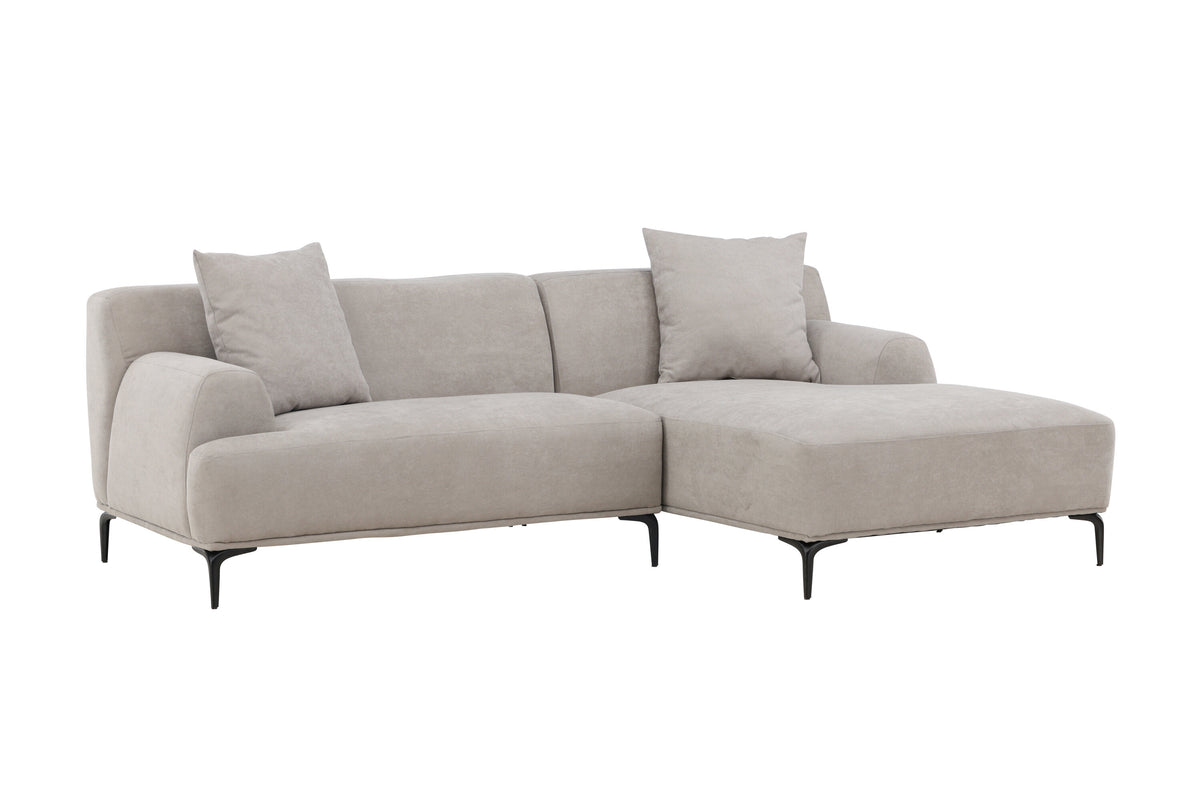 Viskan 3-personers sofa - sort, lysegrå - billede 12