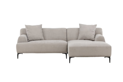 Viskan 3-personers sofa - sort, lysegrå - billede 1