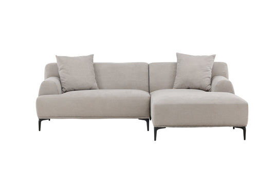 Viskan 3-personers sofa - sort, lysegrå - billede 1