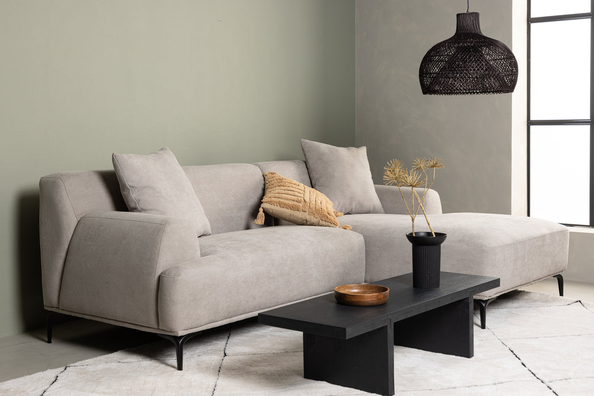 Viskan 3-personers sofa - sort, lysegrå - billede 13