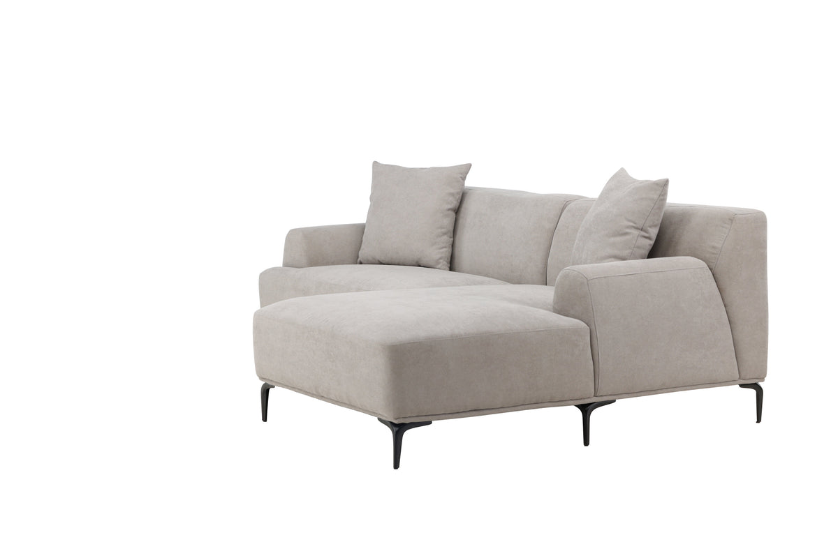 Viskan 3-personers sofa - sort, lysegrå - billede 3