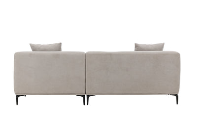 Viskan 3-personers sofa - sort, lysegrå - billede 7