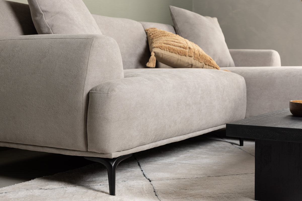 Viskan 3-personers sofa - sort, lysegrå - billede 16