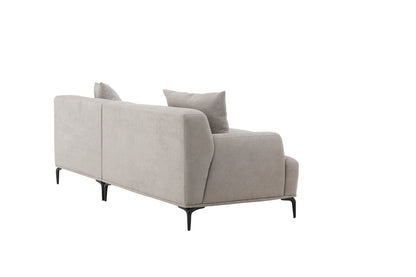 Viskan 3-personers sofa - sort, lysegrå - billede 9