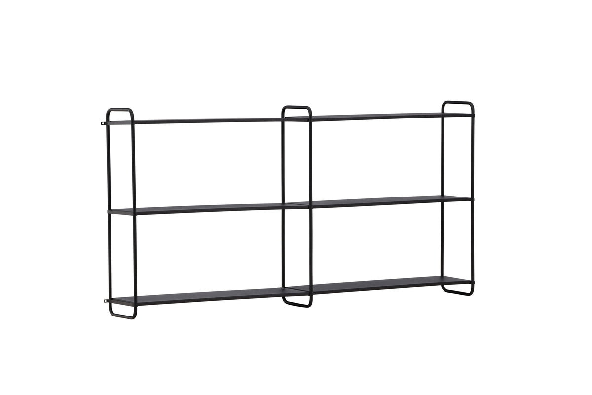 Lyon Hylder 18 x 63 x 122 Sort