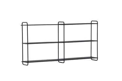 Lyon Hylder 18 x 63 x 122 Sort